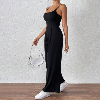 Dam Hög Midja Byxor Lång Stretchigt Material Smal Snitt-3