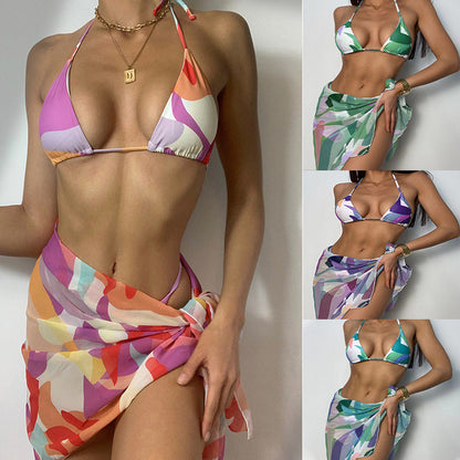 Kvinnors Bikini Set med Justerbara Remmar – Färgglad och Mjuk Polyesterblandning för Strand och Pool 2