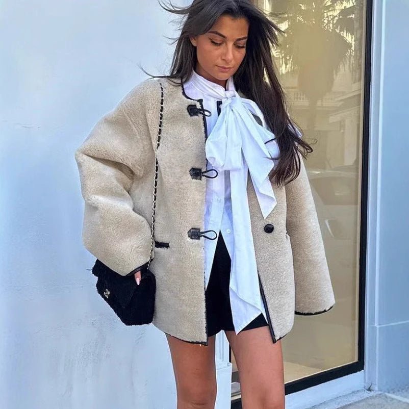 Damen-Steppjacke mit Knopfdetails und großen Taschen – weich und warm, maschinenwaschbar, erhältlich in S-XL 3