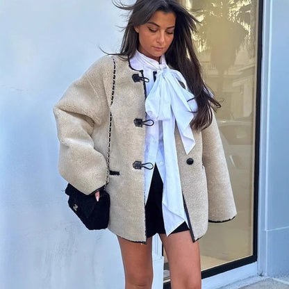 Damen-Steppjacke mit Knopfdetails und großen Taschen – weich und warm, maschinenwaschbar, erhältlich in S-XL 3