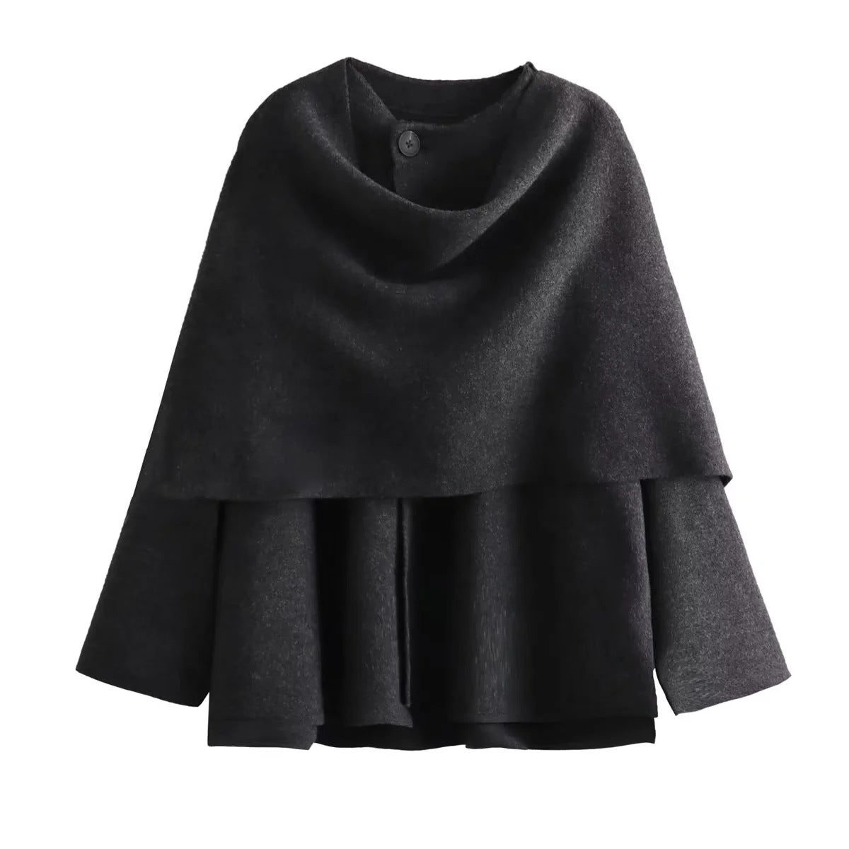Damjacka Wrap Modern Design Mjuk Material för Dam 1