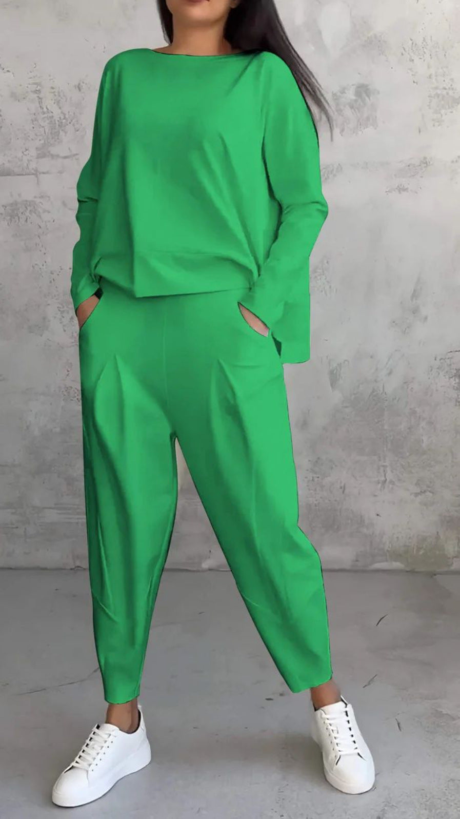 Variant image for Dam Långärmad Topp Pendlarstil Polyester-31