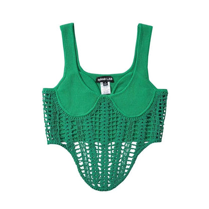 Variant image for Dam Cami Korsett Slim Fit Polyester med Spetsdetaljer-3