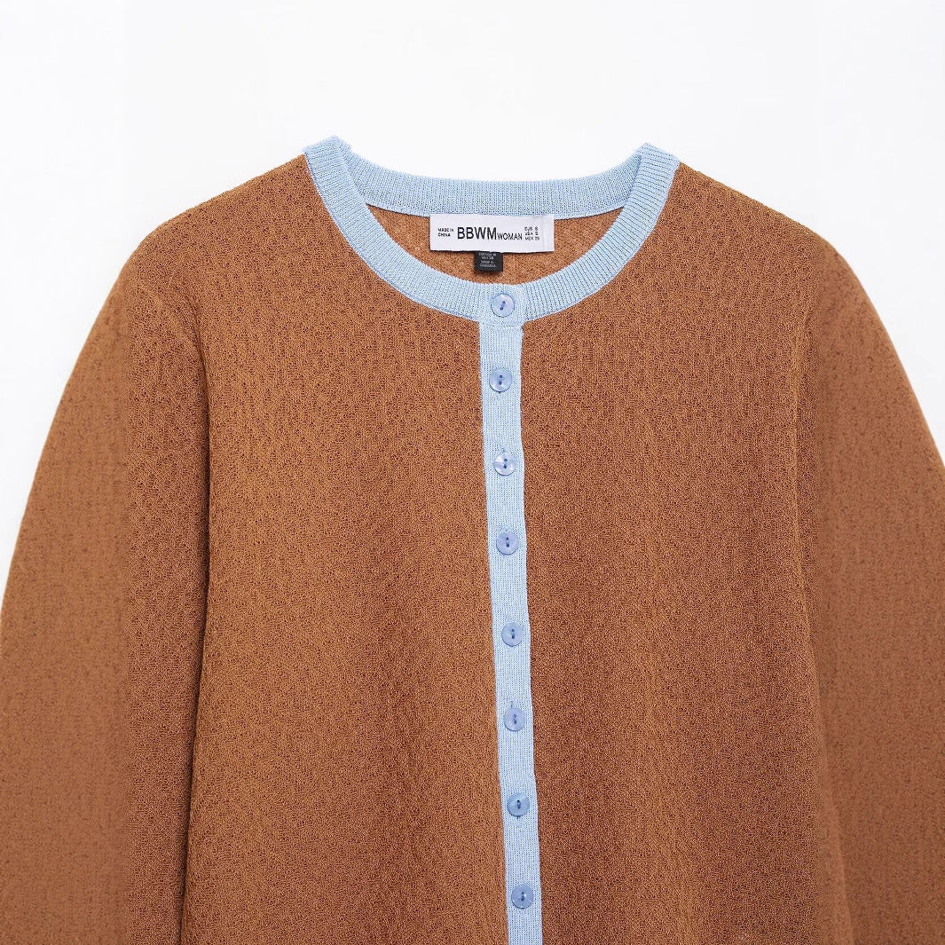 Kvinnors Stickad Kofta Modern Design Mjuk Material 3