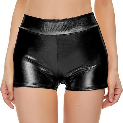Kvinnor Sportiga Hochbund Shorts Andningsbart Elastiskt Tyg 6