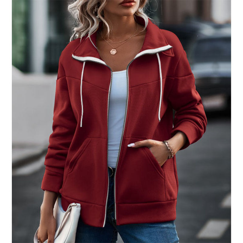 Dam Vintertröja Trendig Ull Modern Passform-3