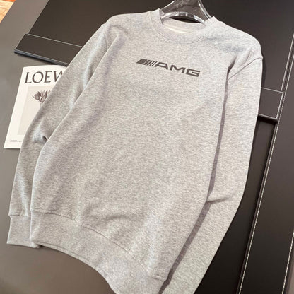 Herr Tröja Rund Halsringning Löst Monterad 100% Bomull-2