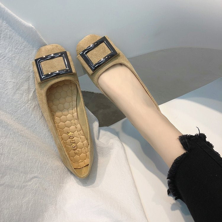 Elegante Ballerina Schuhe für Damen – Bequeme Passform mit Rutschfester Sohle, Hochwertiges Synthetikmaterial, Ideal für Verschiedene Anlässe 1