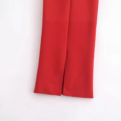 Kvinnors Blyertskjol Figurbetonande Elastiskt Tyg med Dekorativa Tryckknappar-4