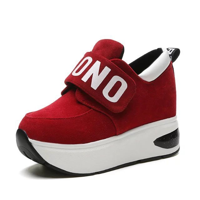 Variant image for Kvinnors Sneakers Kardborrfäste Modern Platå Högkvalitativt Material-3