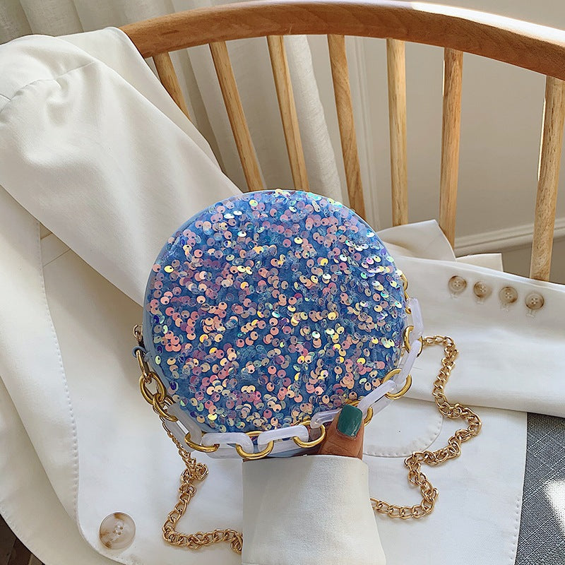 Variant image for Kvinnors Crossover Väska Rund PU Konstläder Trendig Stil-2