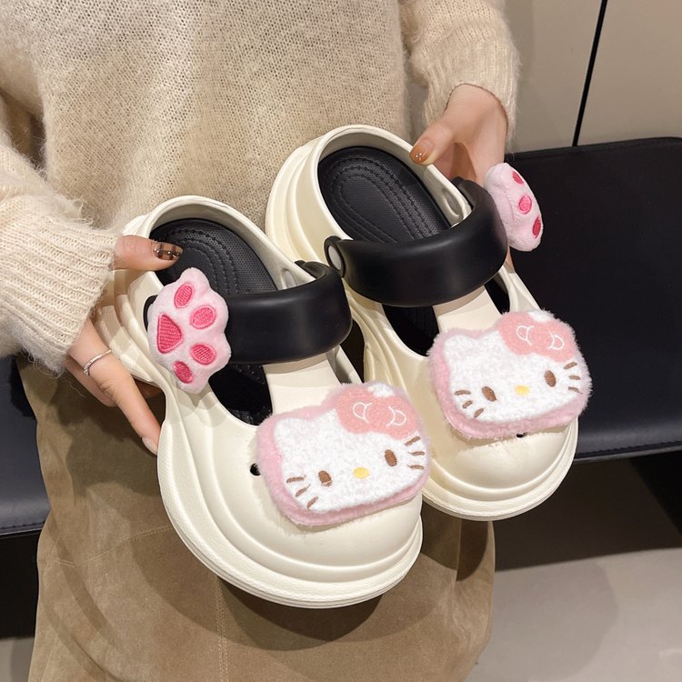 Sandaler Dam med Justerbara Remmar och Kattmotiv – Syntetiskt Läder, Bekväm och Lätt Design 8