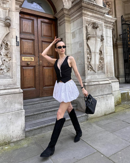 Damklänning Halterneck Polyester Fina Dam Klänningar 4