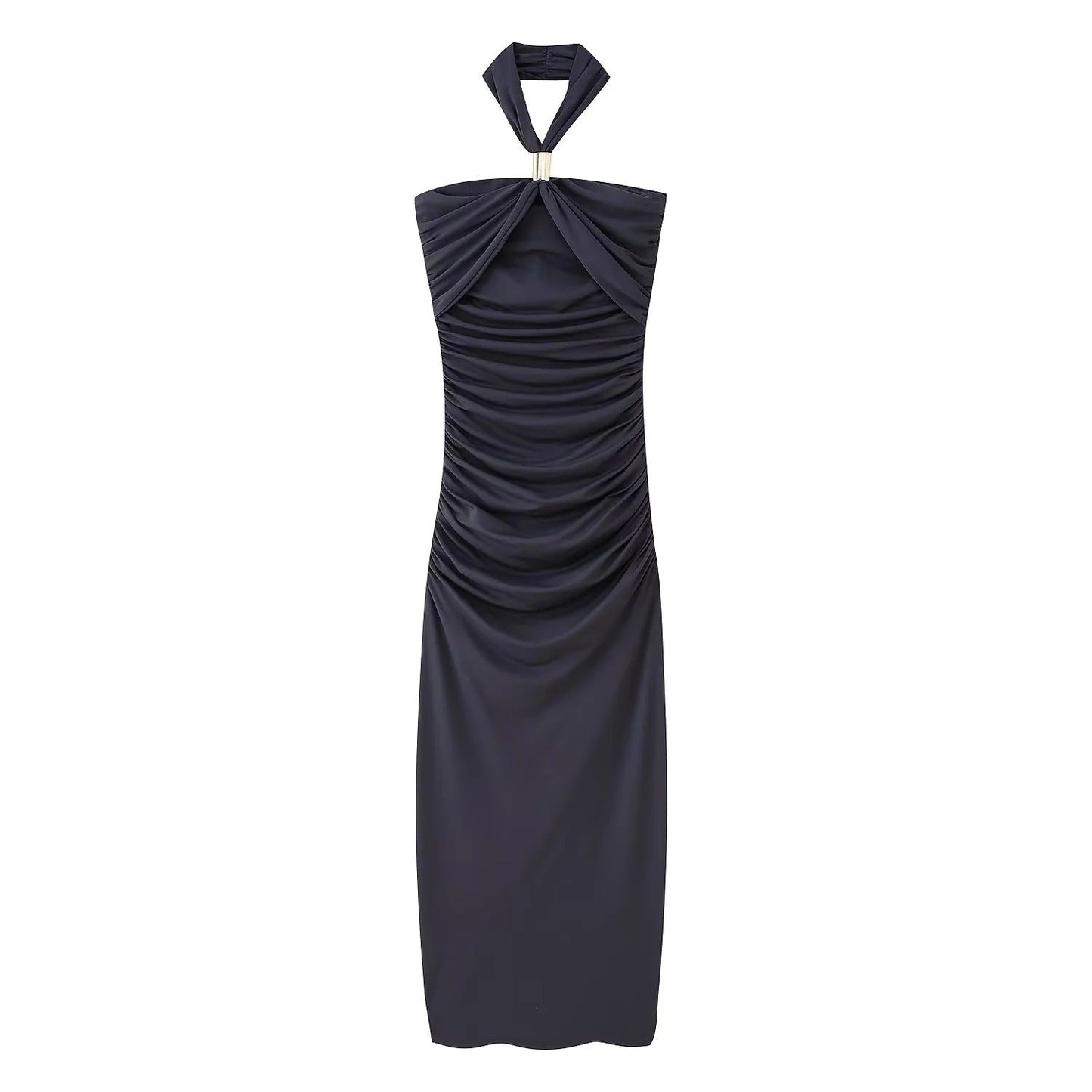 Variant image for Maxiklänning Dam Wrap Design Mjuk Elastisk Tyg-1