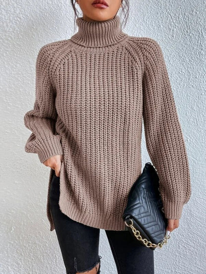 Kvinnors Jumper Enkel Linne Snygg-5