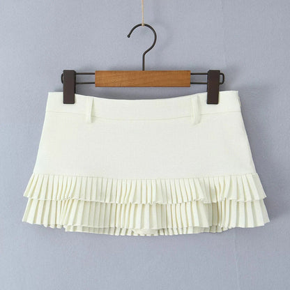 Variant image for Kjol Dam Ruffles Elastisk Midja Högkvalitativt Tyg-1