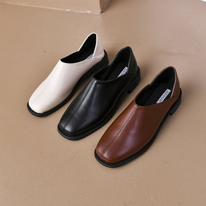 Dam Trosor Elegant Läder Bekväm Passform-5