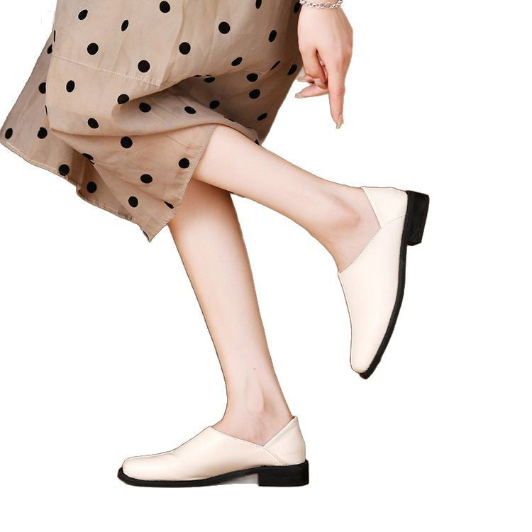 Dam Trosor Elegant Läder Bekväm Passform-6