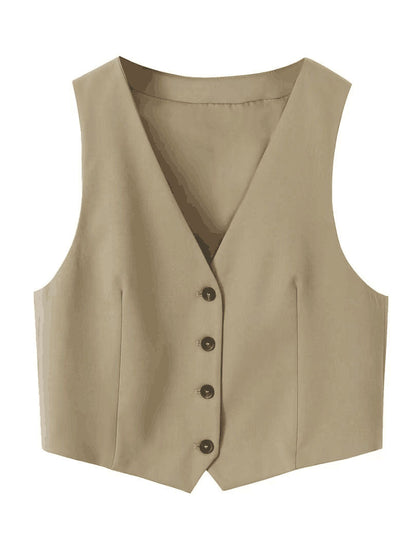 Variant image for Herr Slim-Fit Byxor med Knappar och Patchwork i 100% Bomull-1