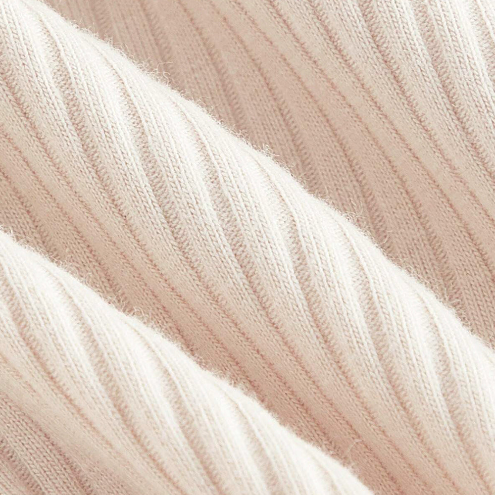 Elegant Festtopp Dam med Fyrkantig Utskärning och Långa Ärmar i Bomullsblandning – Perfekt för Fest och Avslappnat Stil 4