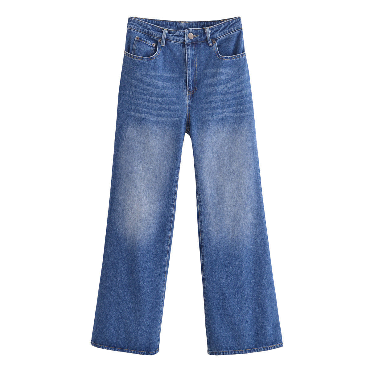 Variant image for Dam Cardigan Set Denim Spetsdetaljer Polyester Elastan-5