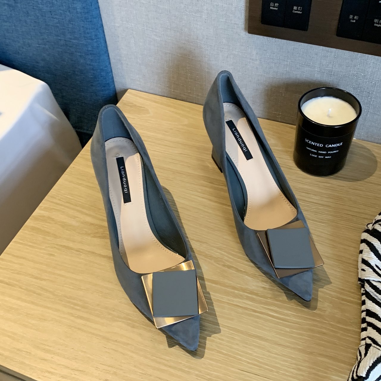 Kvinnor Högklackade Skor Eleganta Syntetiska 8 cm Klack 8