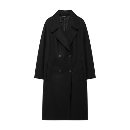 Dam Kappa Kort Dubbelknapp Polyester Med Vinghylsor-4