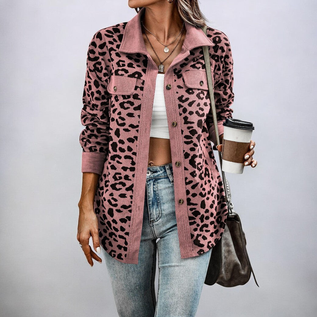 Variant image for Damjacka Leopardmönster Trendig Polyester-7