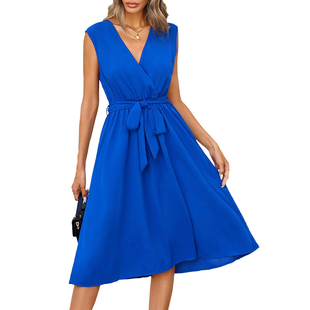 Variant image for Damklänning A-Line Midi Monokrom Högkvalitativt Tyg-1