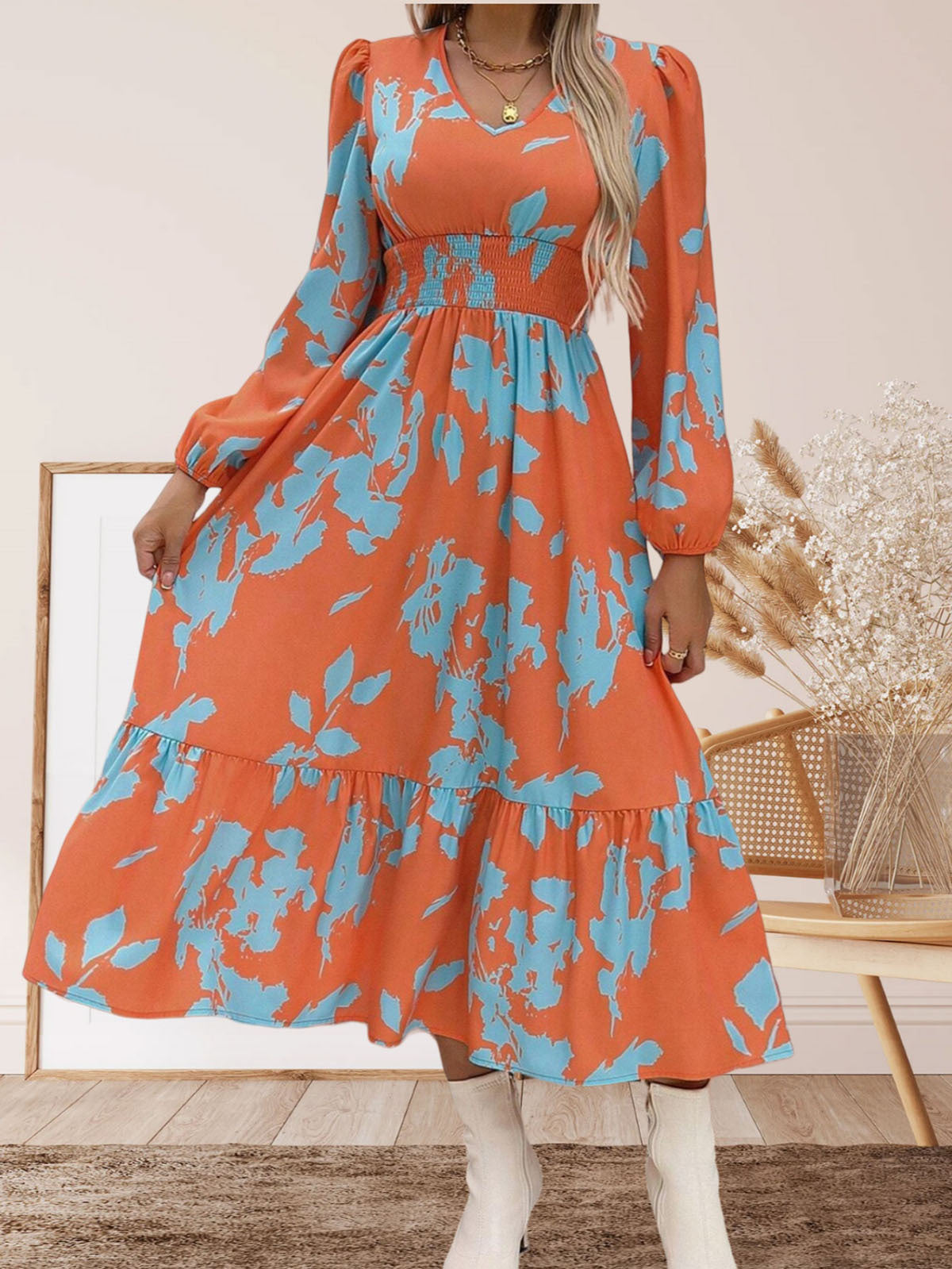Variant image for Dam Blus Långärmad Volanger Polyester-1