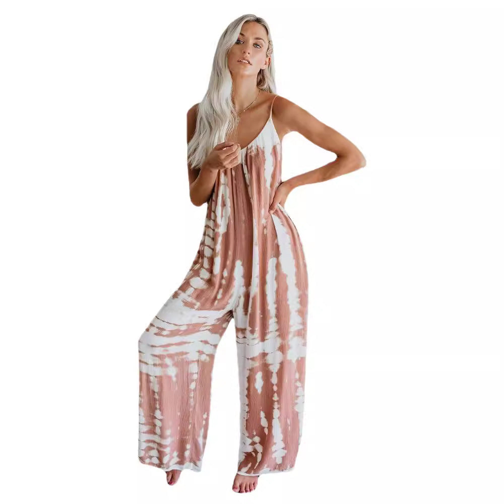 Dam Jumpsuit Elegant Akryl Polyester för Vardag och Speciella Tillfällen-5