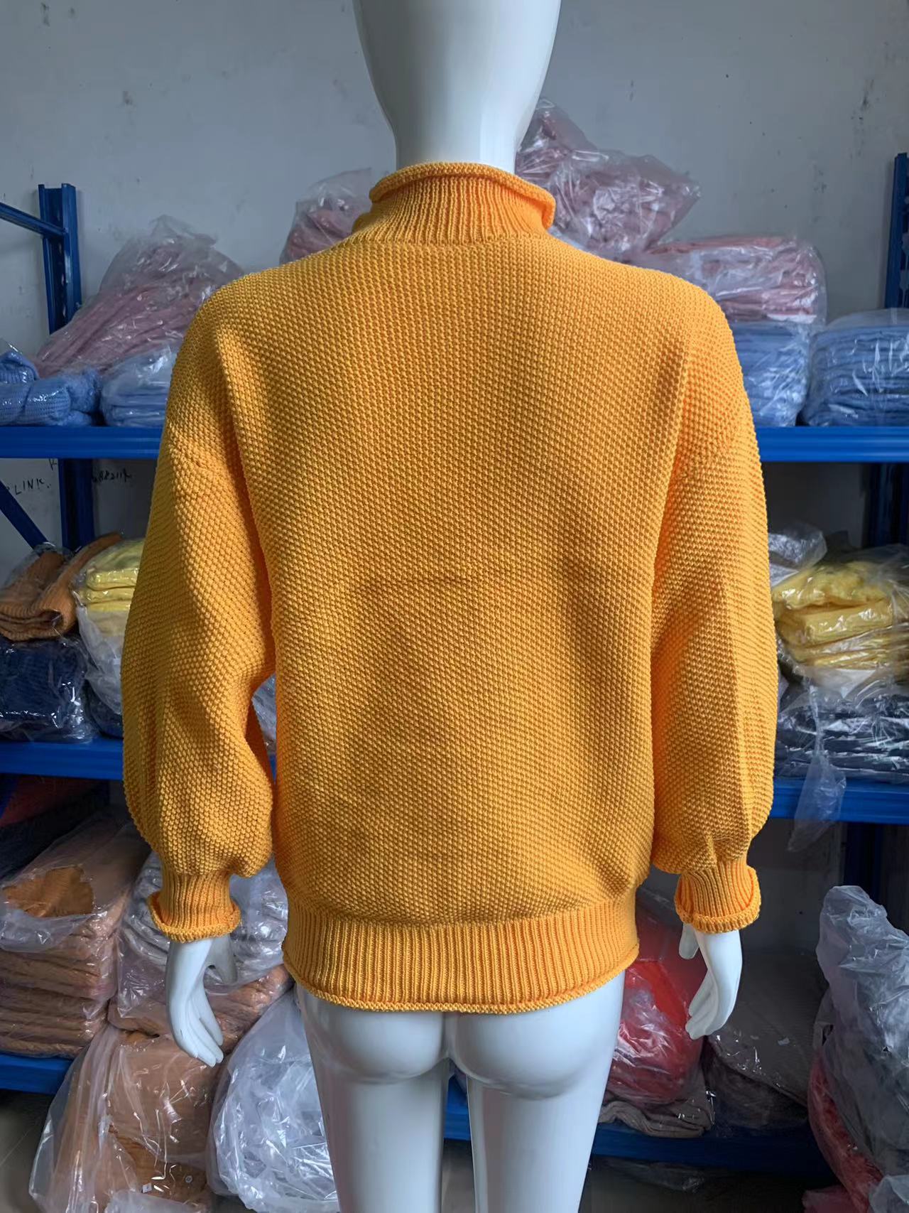 Damer Nacktröja Löst Sittande Akryl 5