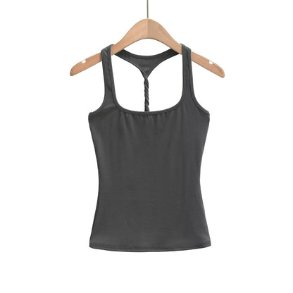 Variant image for Kvinnors Sporttop Andningsbart Material Innovativ Ryggdesign-1