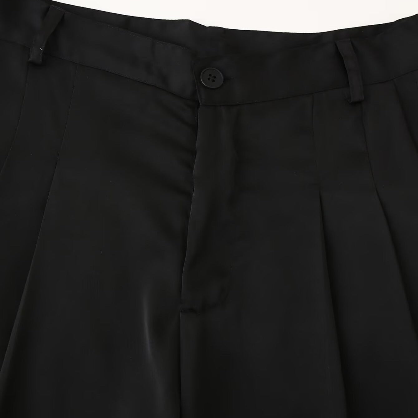 Snygga Byxor Dam Medium Midja Mjuk Tyg Casual-4