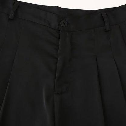 Snygga Byxor Dam Medium Midja Mjuk Tyg Casual-4