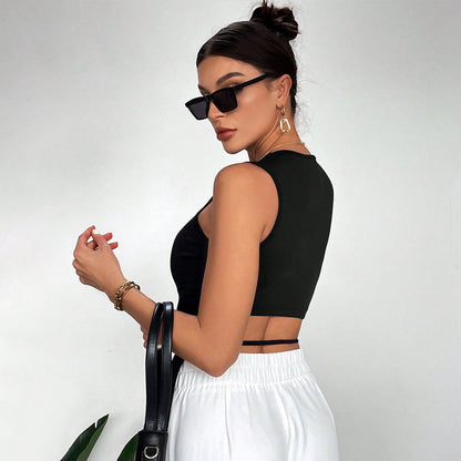 Dam Asymmetrisk Tröja Modern Polyester 3