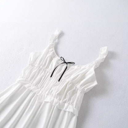 Dam Miniklänning Halterneck Monokrom Polyester-3