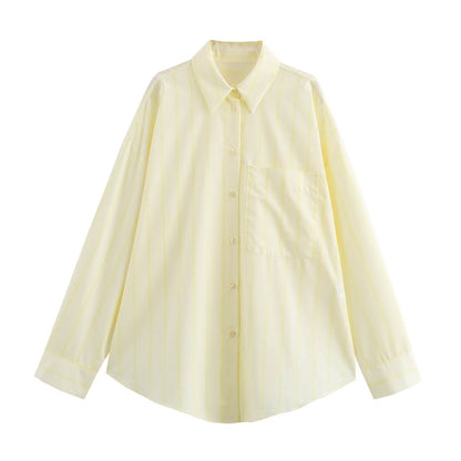 Lång Kofta Dam Avslappnad Polyester Cardigan-1