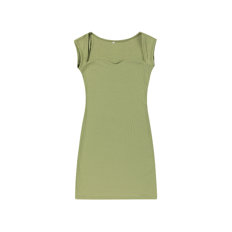 Variant image for Kvinnors Bodycon Klänning Ärmlös Hög Midja Polyester-9