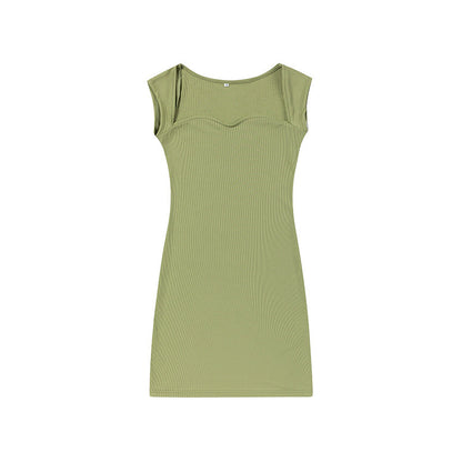 Variant image for Kvinnors Bodycon Klänning Ärmlös Hög Midja Polyester-9