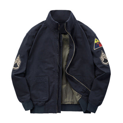 Herr Taktisk Jacka Hållbar Polyester Med Flera Fickor-4