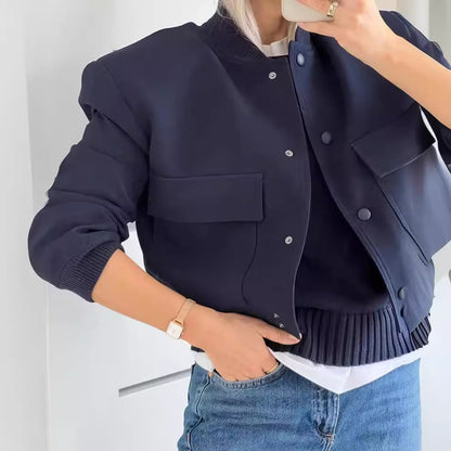 Damjacka Kort Pilotjacka Drop Shoulder Polyester-2