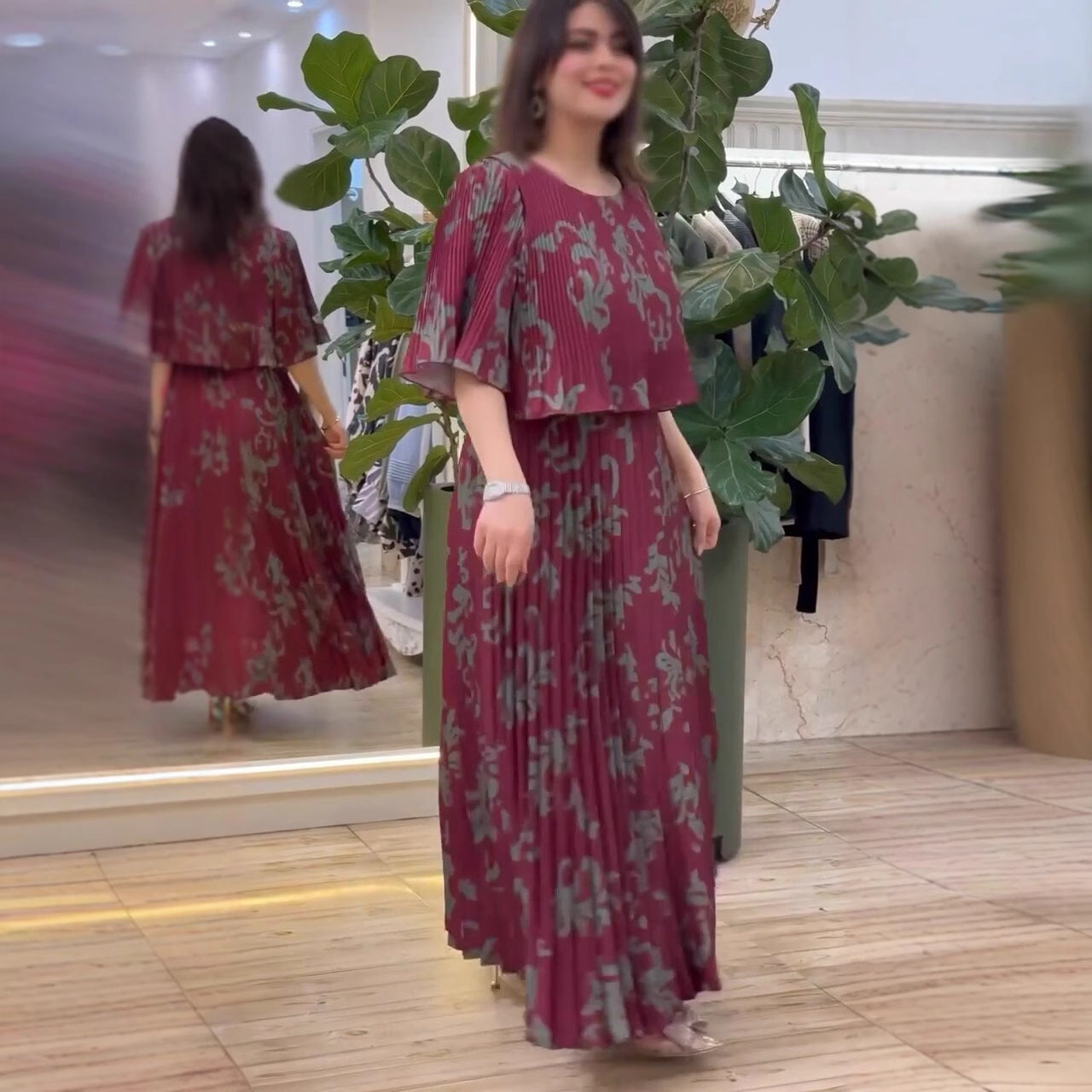 Dam Tvådelad Sättning Kortärmad Topp Polyester Spandex-1