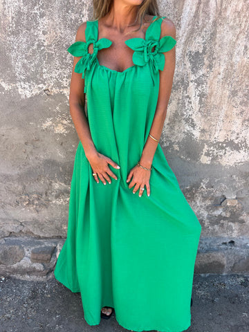 Variant image for Dam Spetsmodeklänning Elegant Spaghetti Band Polyester-20