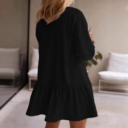 Kvinnors Minikjol Ruffled Spandex Kort Kjol-3