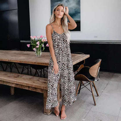 Dam Jumpsuit Elegant Akryl Polyester för Vardag och Speciella Tillfällen-2