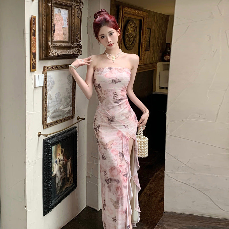 Variant image for Kvinnors Bodycon Klänning Spets Polyester Elastan-1