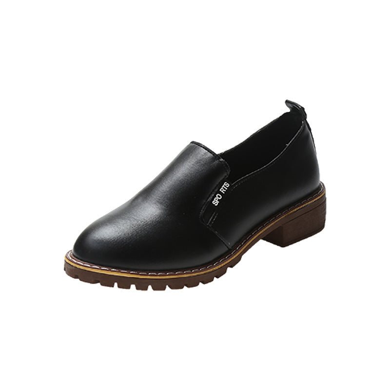 Kvinnors Ankelstövlar Slip-On Läder med Vadderad Innersula 8