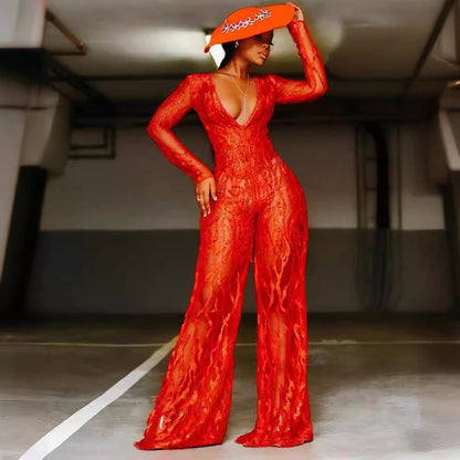 Dam Bred Byxa Midi Polyester med Guldstänk-4