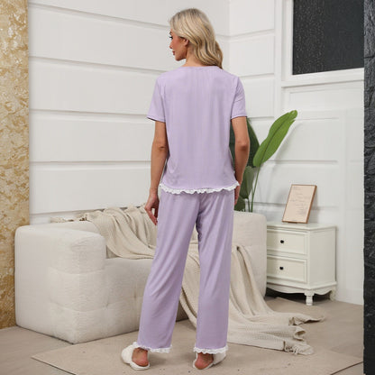 Dam Fritidskläder Sättning Långärmad Polyester-2